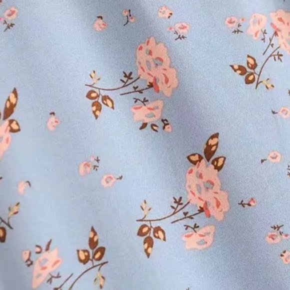 REFORMATION Nikita Blue Midi Dress Avignon Floral - Picture 13 of 16